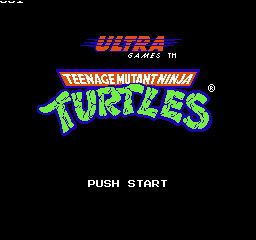 Teenage Mutant Ninja Turtles (USA) Title Screen